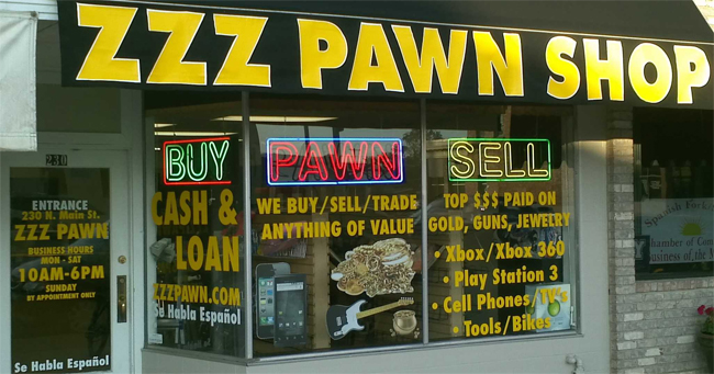 ZZZ Pawn Shop in Spanish Fork, Utah