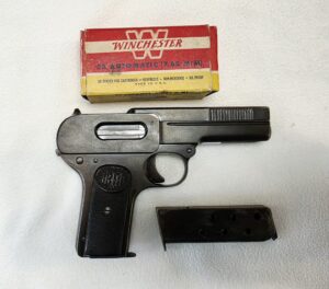 Rheinmetall Dreyse Model 1907 .32 ACP (7.65mm) WWI Era Pistol (510K)