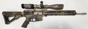 Anderson Man. AM-15 Custom Cerakote/ Dipped BRN. Camo