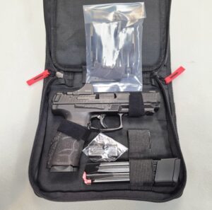 HK VP9A1 F 9mm 4.53 in. with Holosun SCS GREEN Red Dot (731K)